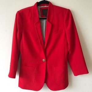 Bright Red Limited Blazer